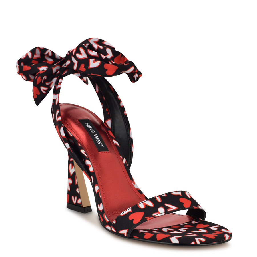 kelsie – knöchelwickel-sandalen mit absatz