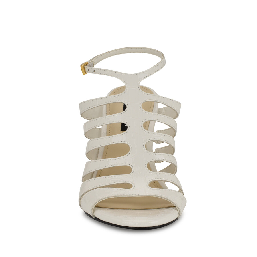 saleen riemchensandalen mit gittermuster