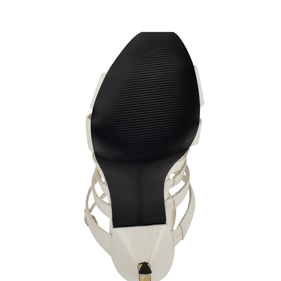 saleen riemchensandalen mit gittermuster