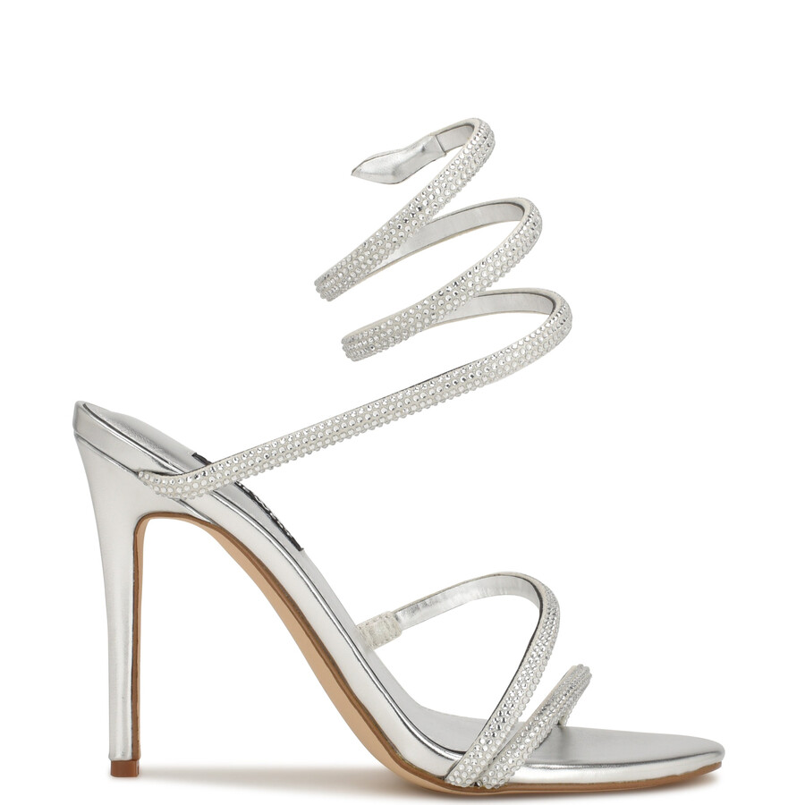 maskil – knöchelwickel-sandalen mit absatz