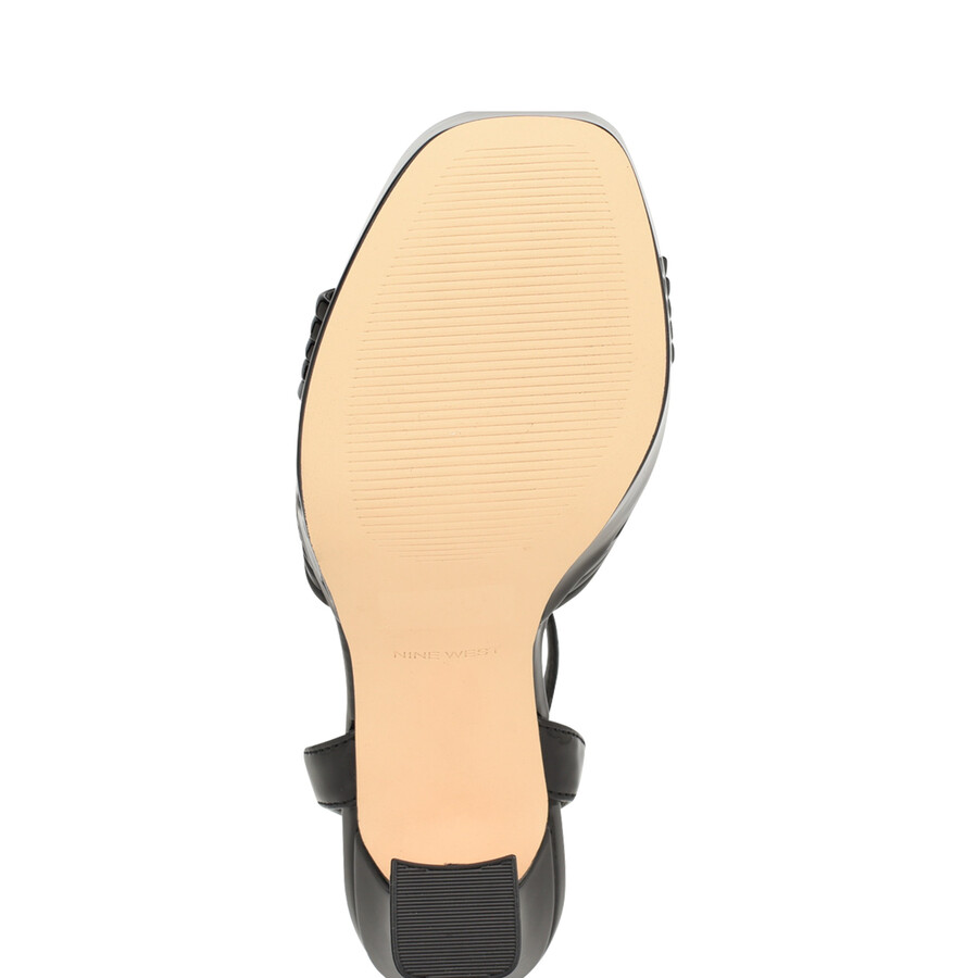 irna plateau-sandalen mit knöchelriemen und knotendetail