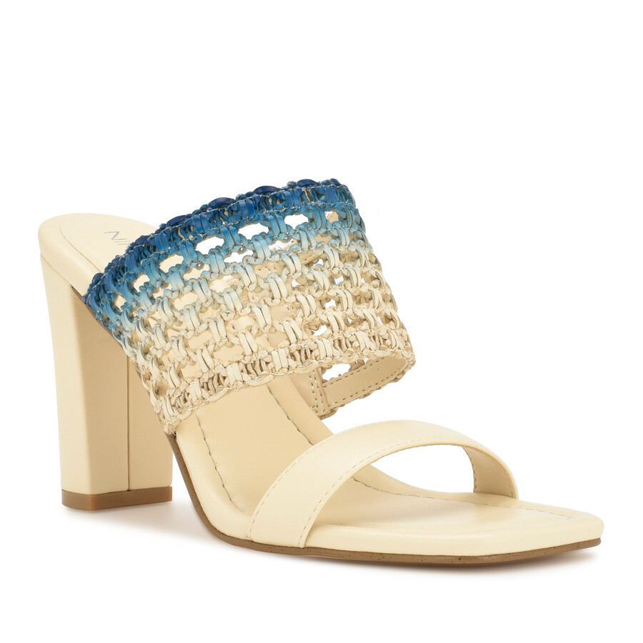 mylas slide-sandalen mit absatz