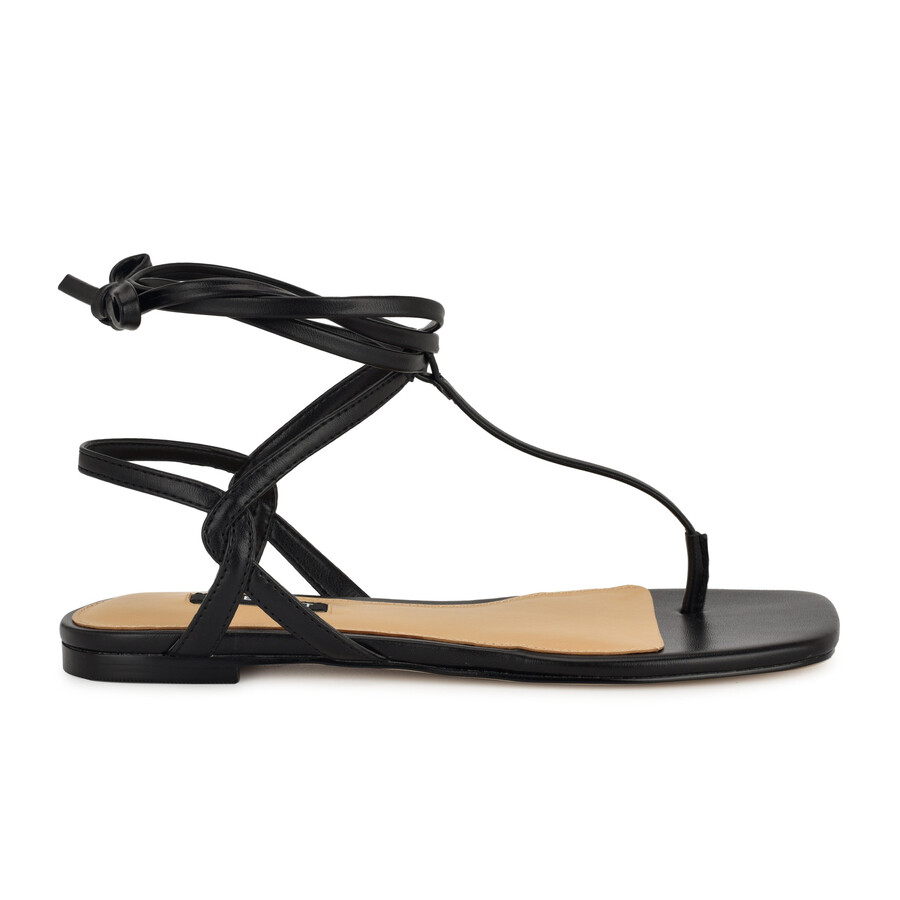 norta zehentrenner-sandalen mit knöchelwickel