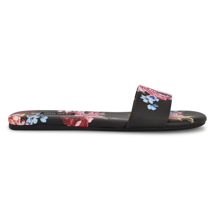 flache slide-sandalen von lolipop