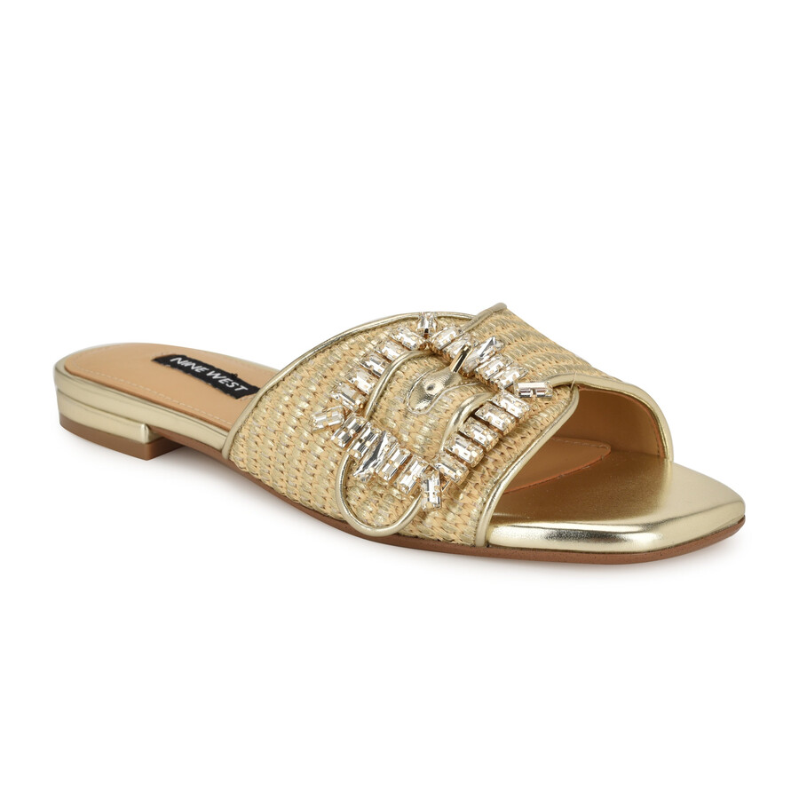 flache laniey-sandalen