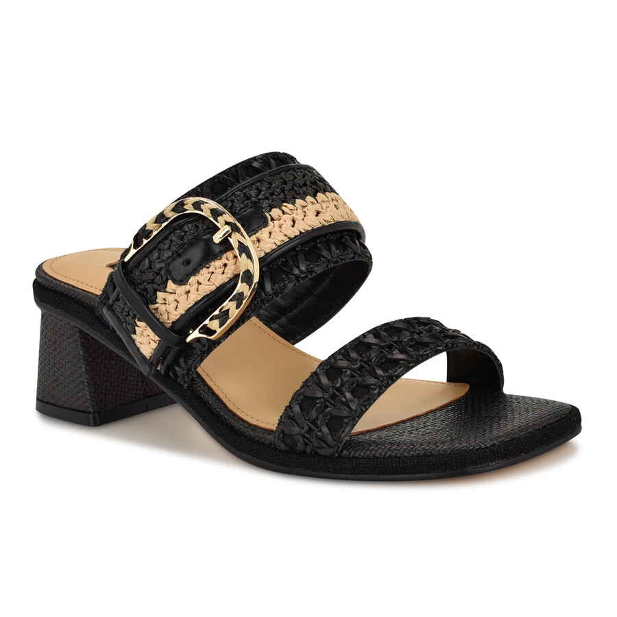 ebels – slide-sandalen mit blockabsatz