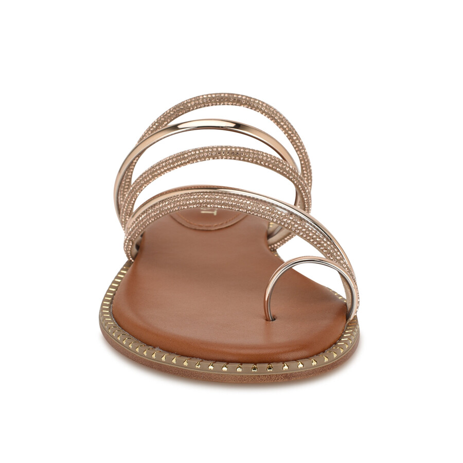 flache dashin slide-sandalen