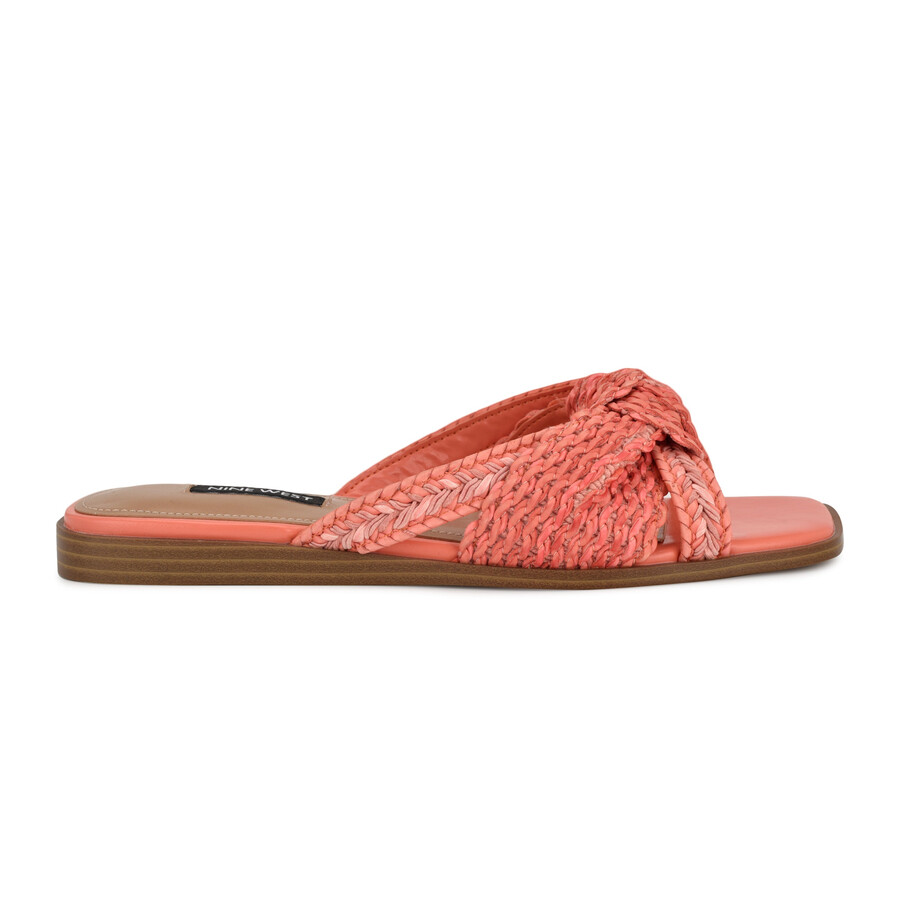 flache slide-sandalen omansa