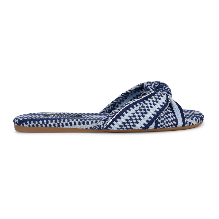 flache slide-sandalen „lalta mit knoten