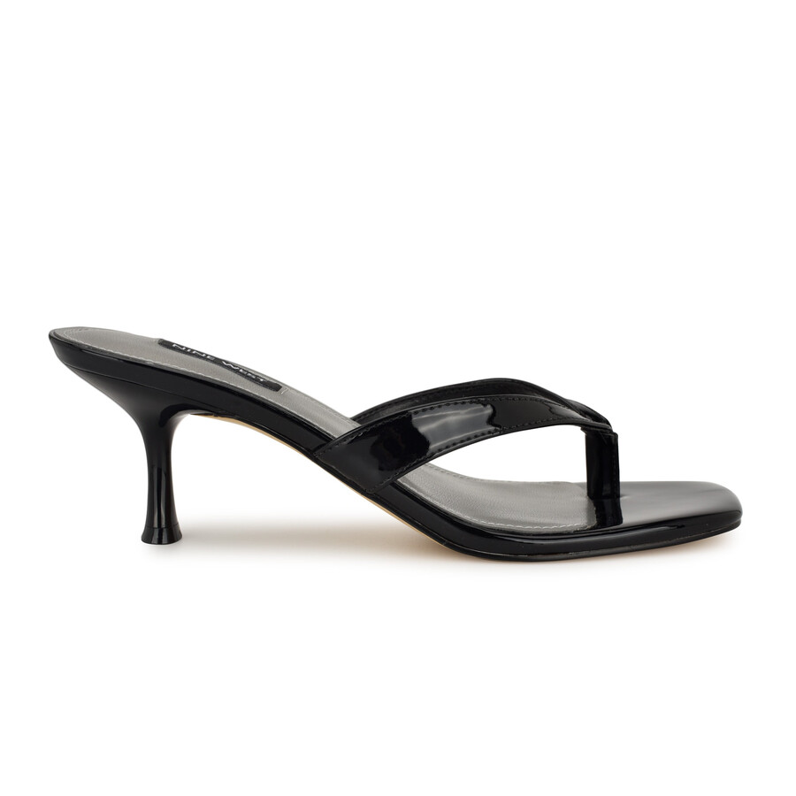 andela zehentrenner-sandalen mit absatz