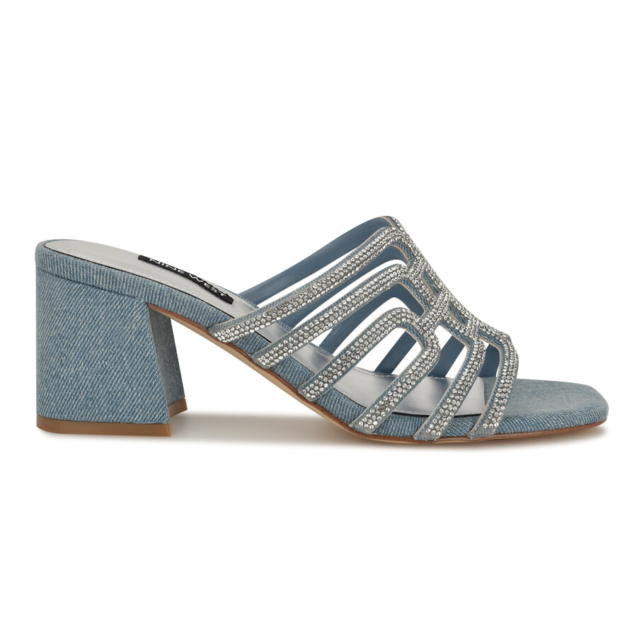 grassa sandalen mit blockabsatz und verzierung
