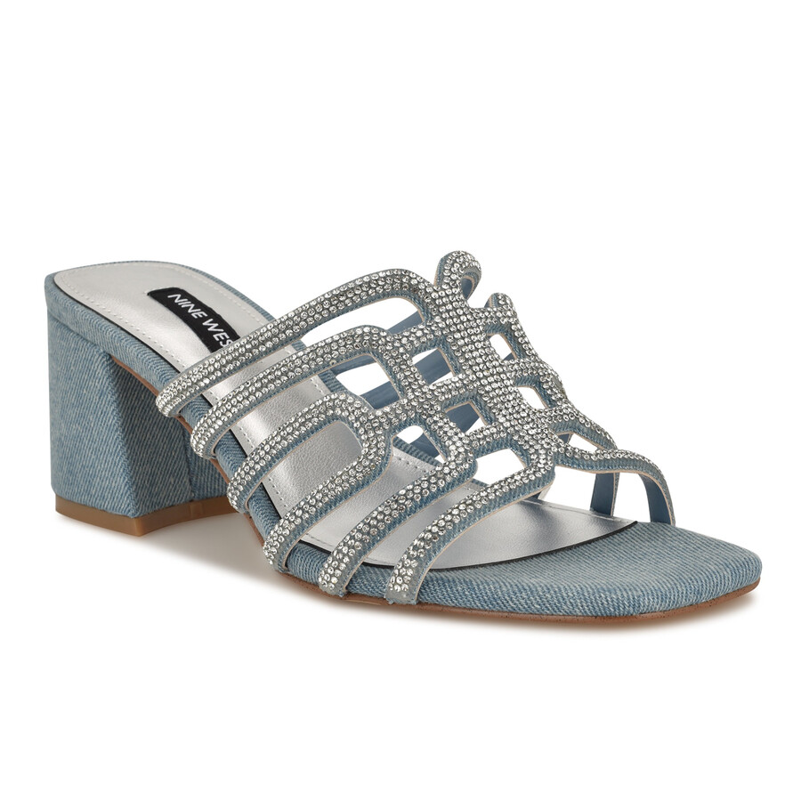 grassa sandalen mit blockabsatz und verzierung
