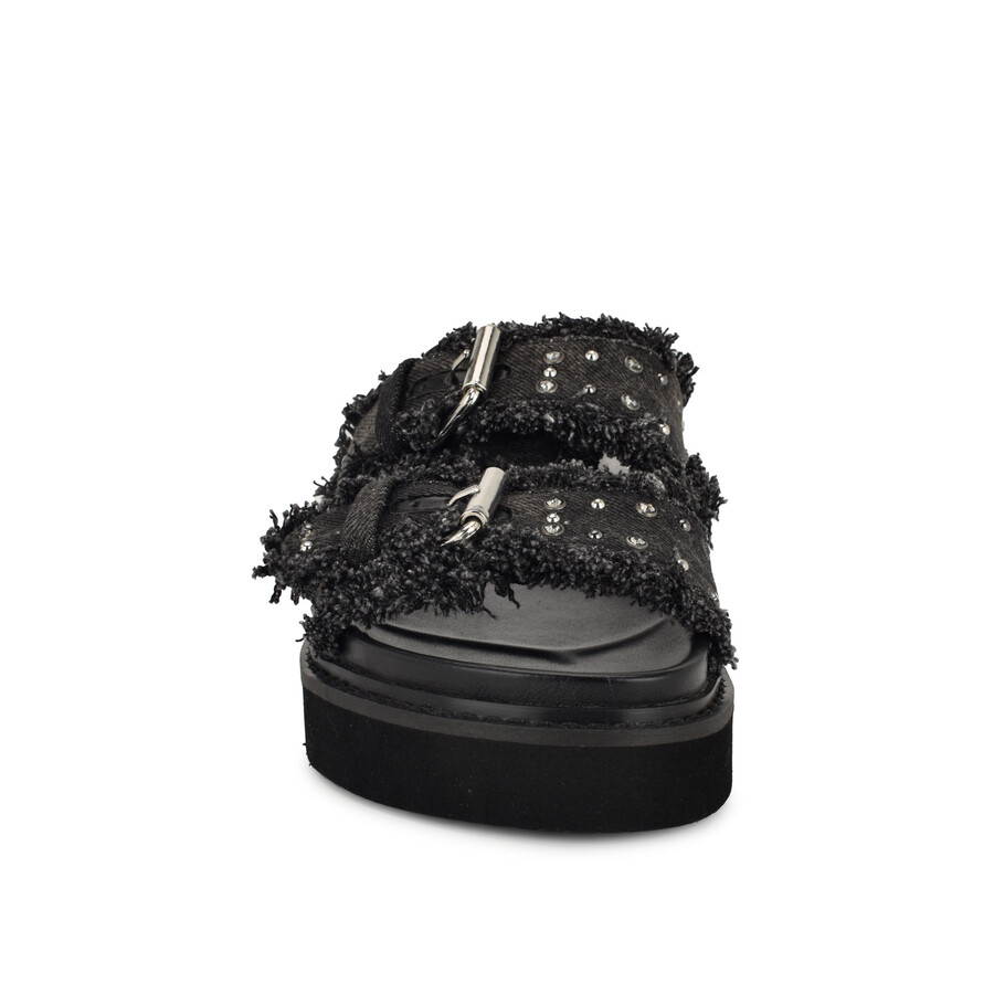 eleny slide-sandalen mit schnalle