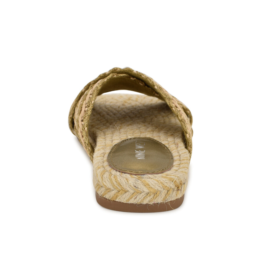 flache slide-sandalen von animay