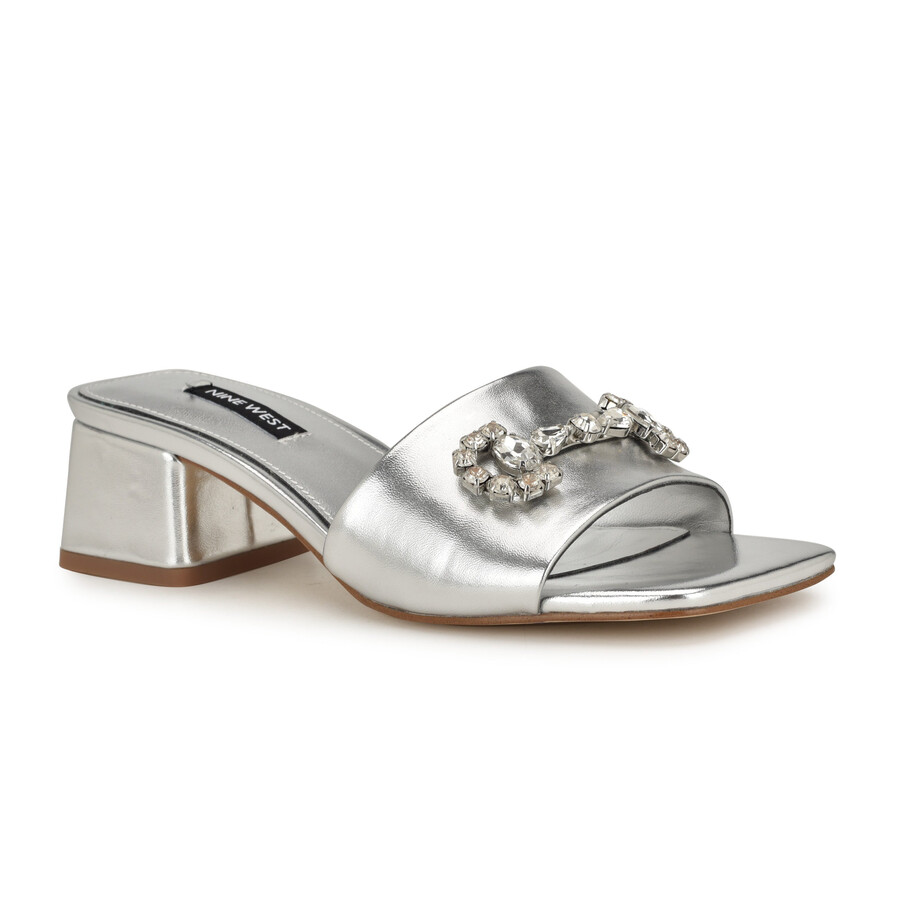 bamsy – slide-sandalen mit blockabsatz