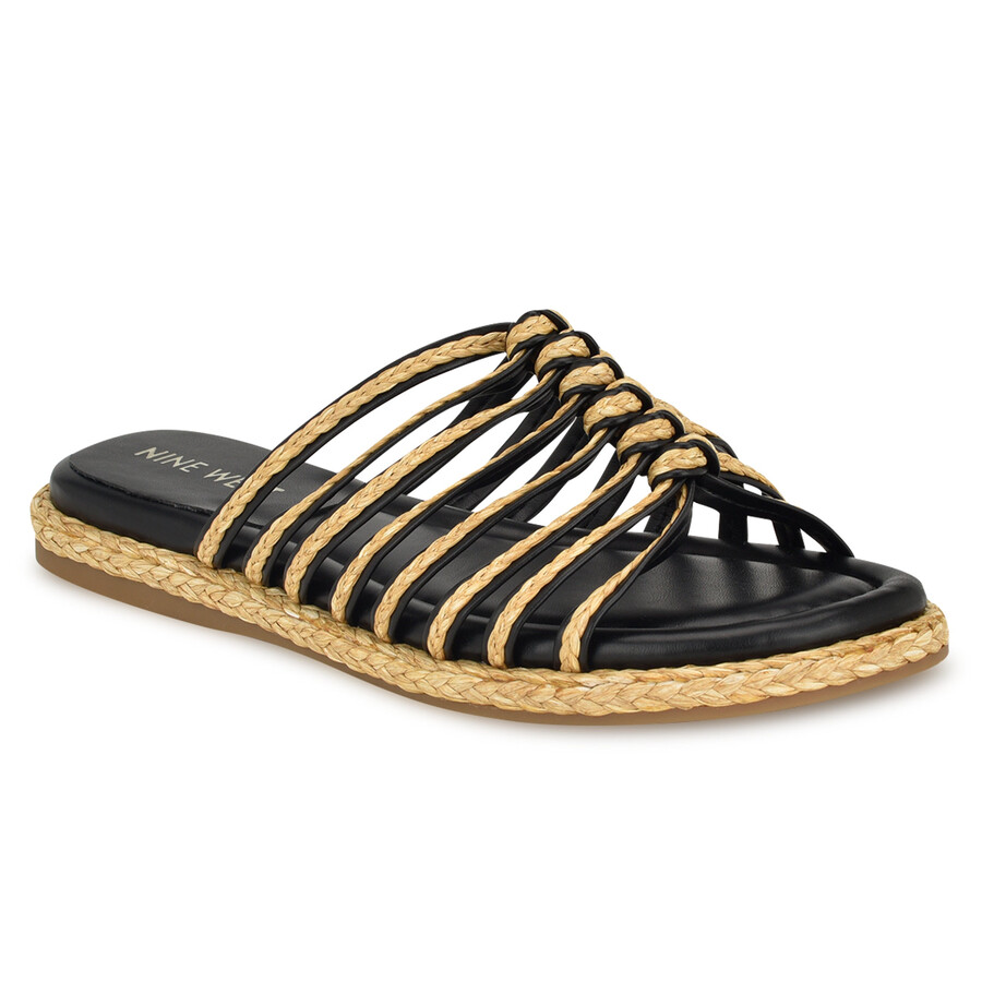 flache espadrilles-sandalen „adila