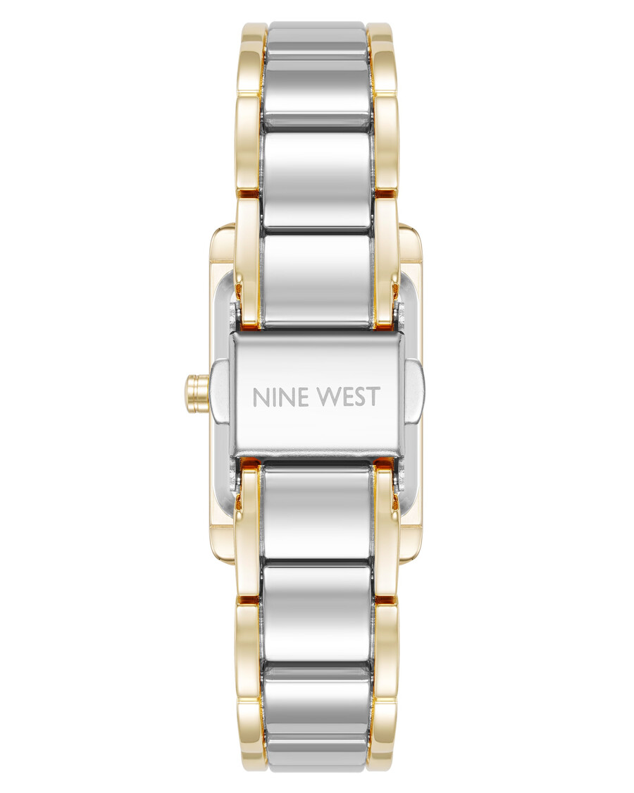 schlanke uhr mit rechteckigem gehäuse
