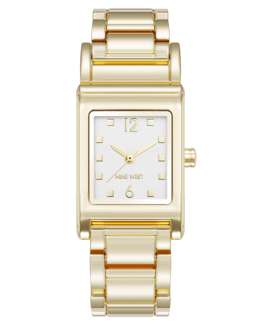 zierliche rechteckige armbanduhr