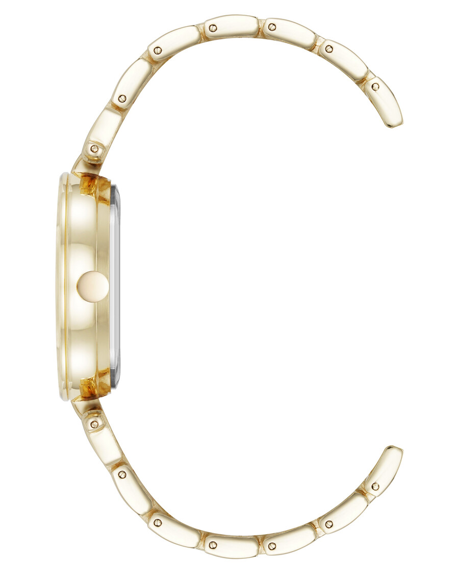 armbanduhr mit rosafarbenem blumenzifferblatt