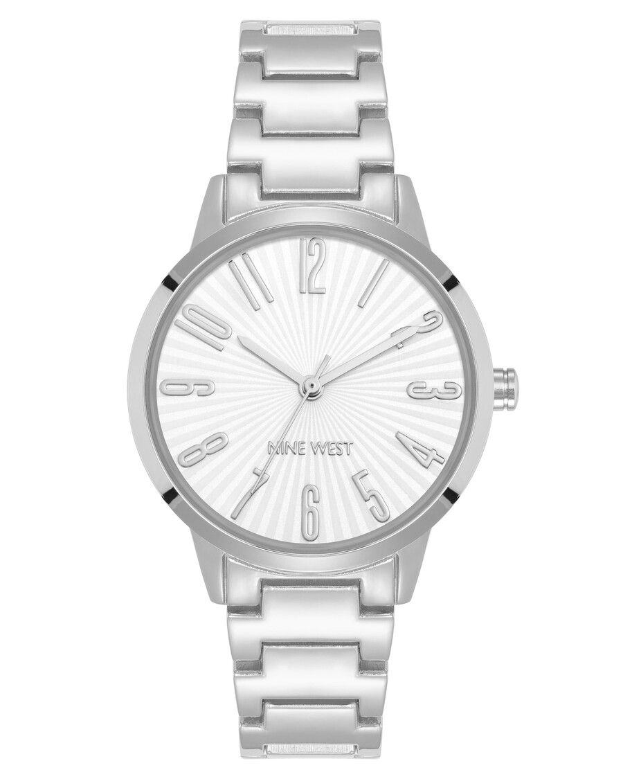 leicht ablesbare uhr mit sunburst-zifferblatt