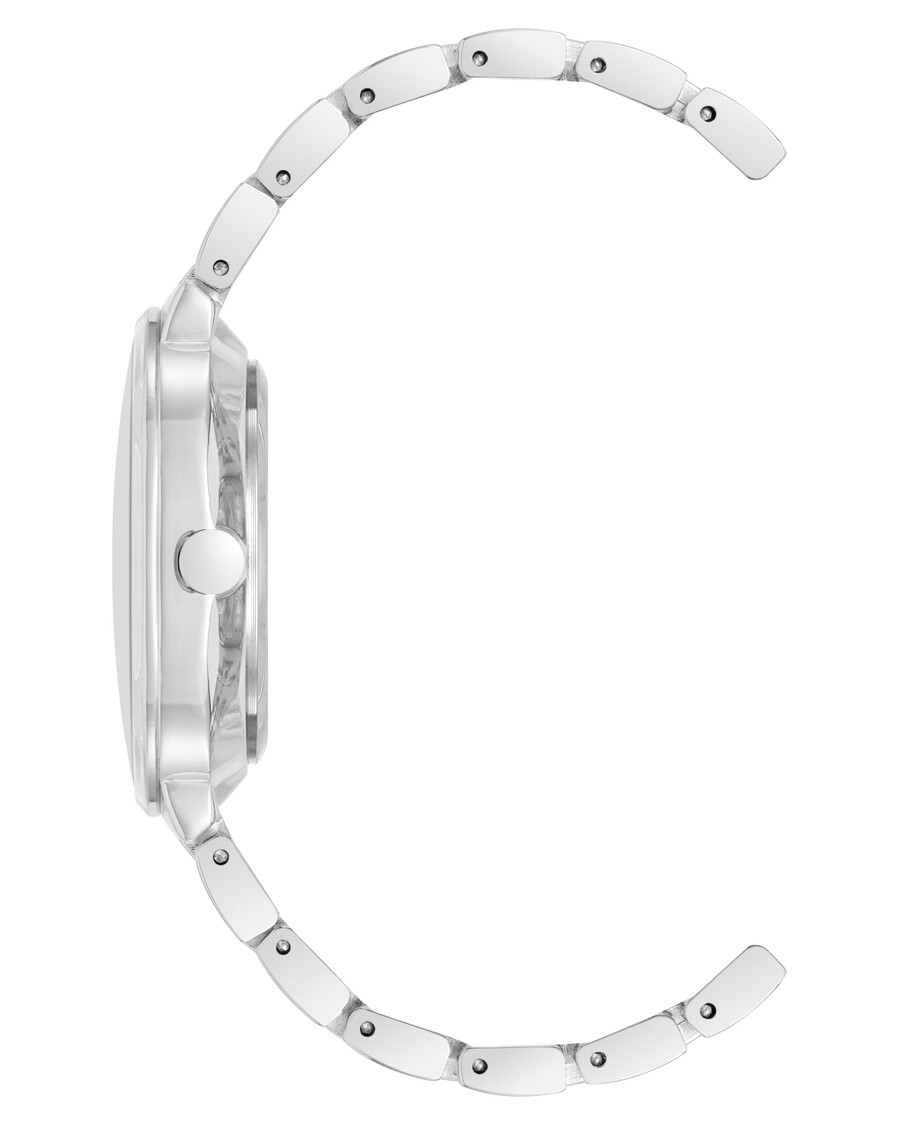 elegante armbanduhr mit floralem zifferblatt