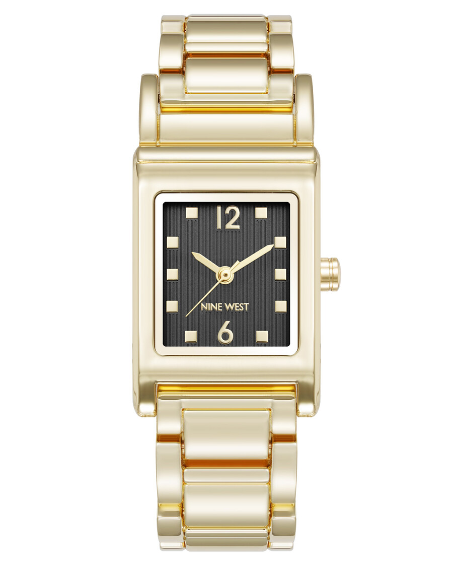 zierliche rechteckige armbanduhr