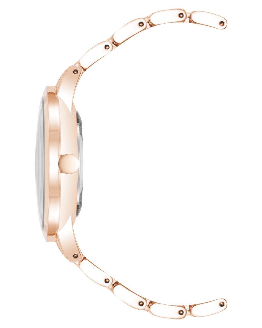 armbanduhr mit kristallverzierung