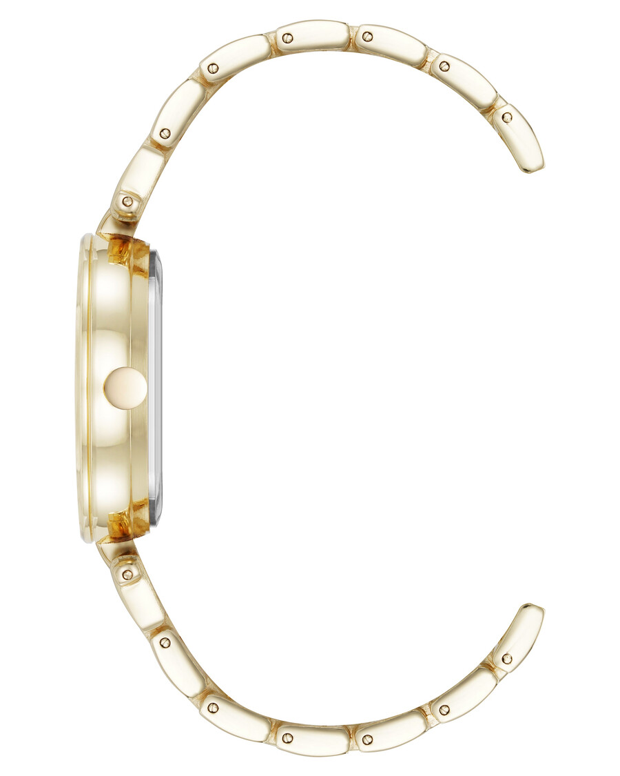 armbanduhr mit rosafarbenem blumenzifferblatt