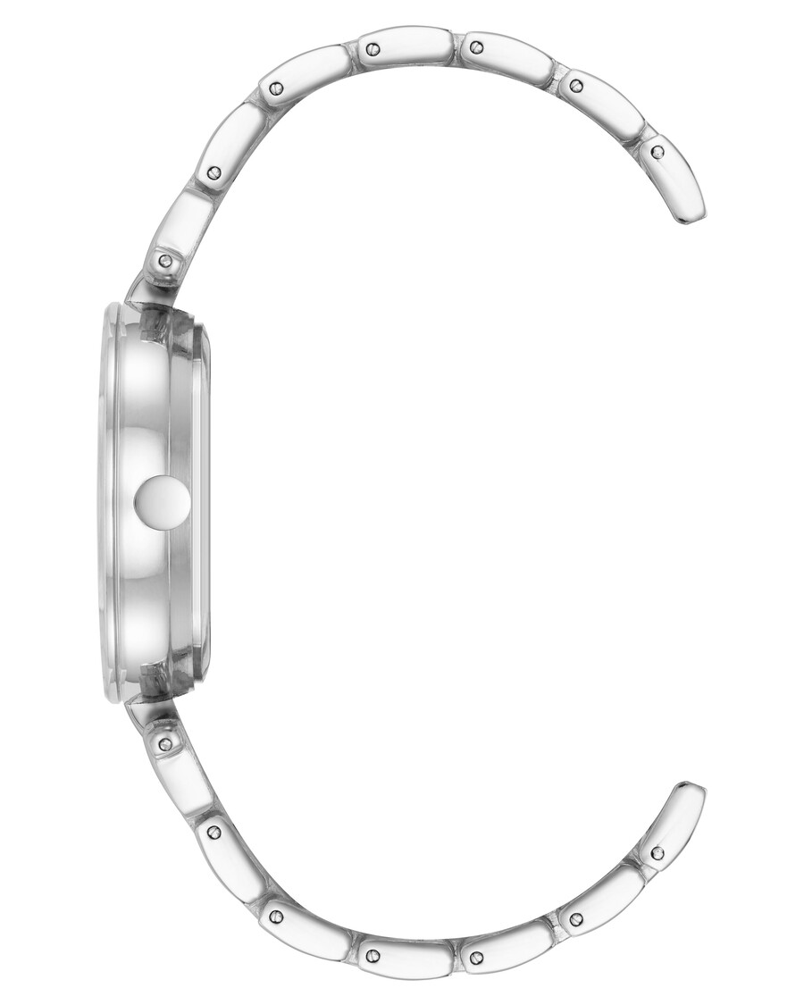 armbanduhr mit rosafarbenem blumenzifferblatt