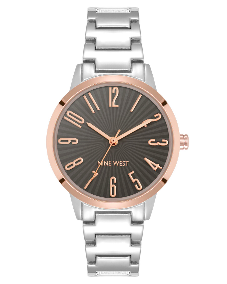leicht ablesbare uhr mit sunburst-zifferblatt