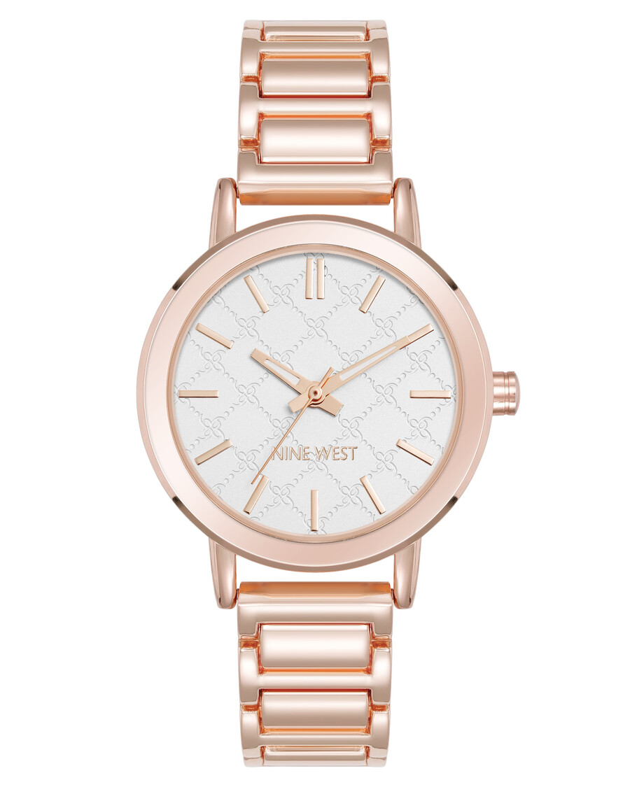 armbanduhr mit gemustertem zifferblatt