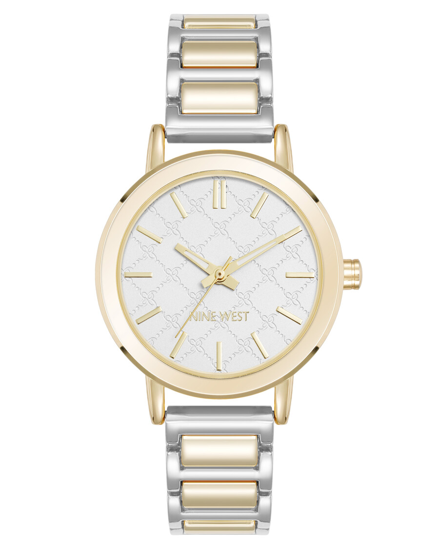 armbanduhr mit gemustertem zifferblatt