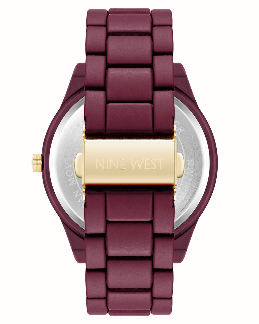 klassische gummierte armbanduhr