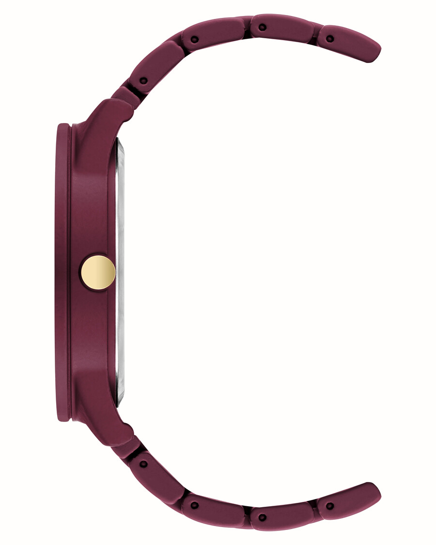 klassische gummierte armbanduhr