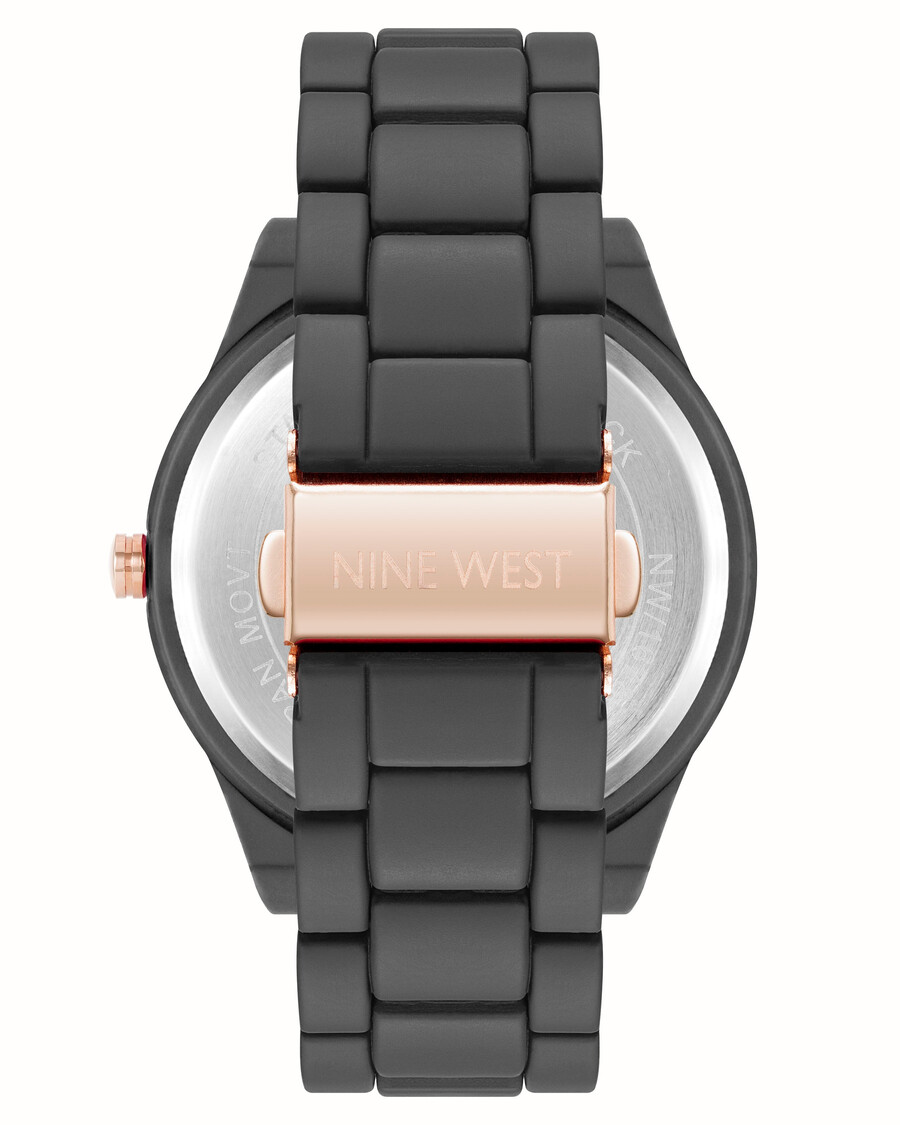 klassische gummierte armbanduhr