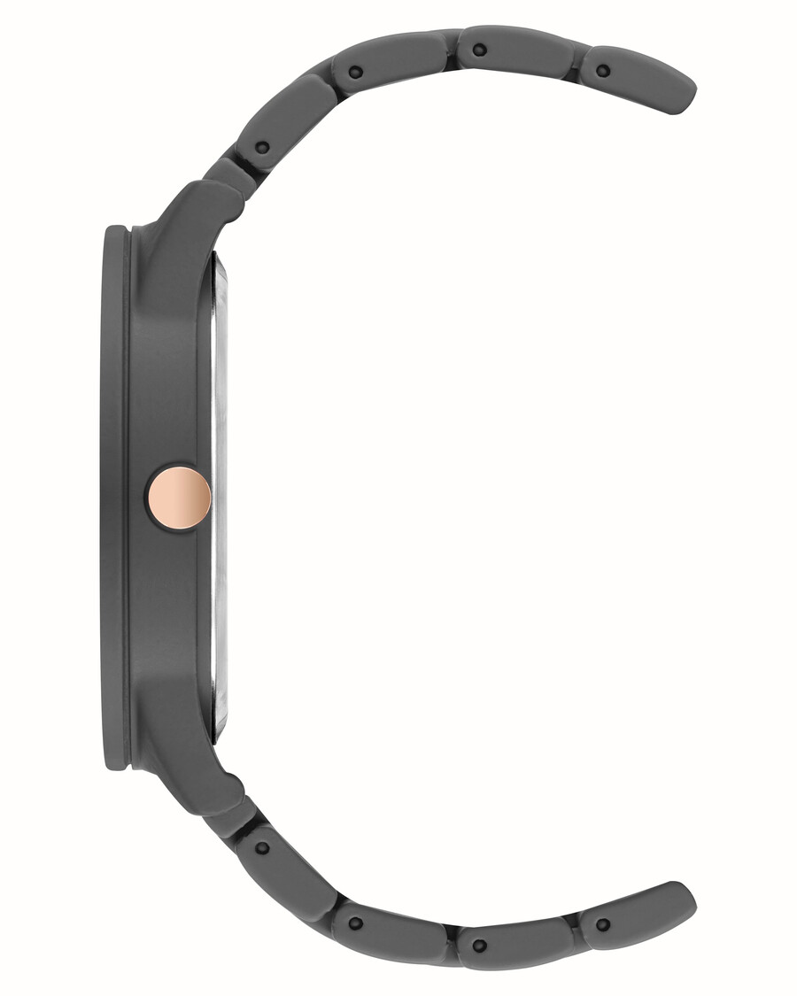 klassische gummierte armbanduhr