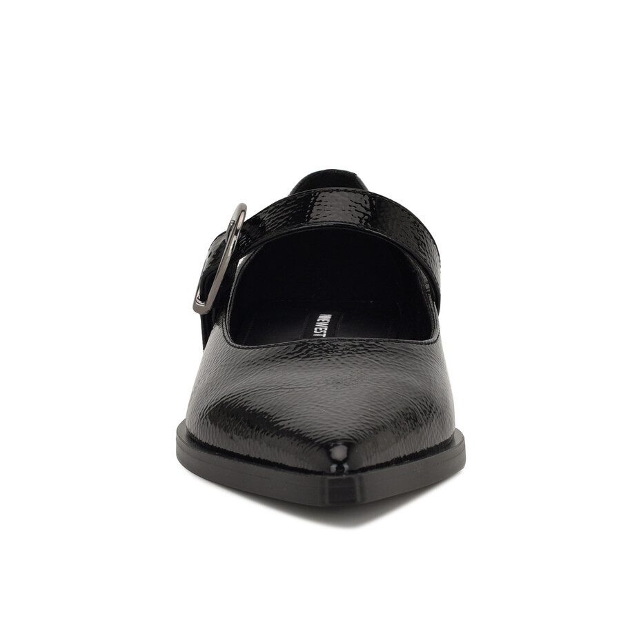 katrel – mary jane-schuhe mit spitzer zehenpartie