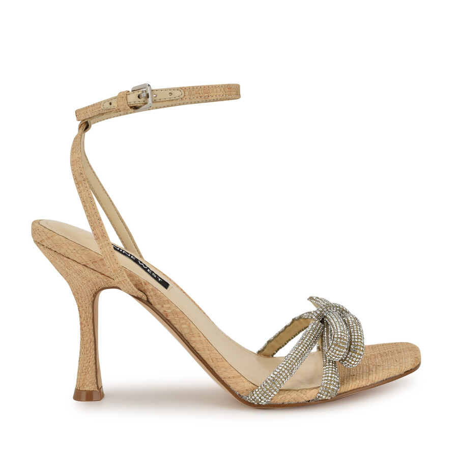 ivid sandalen mit strass-schleife