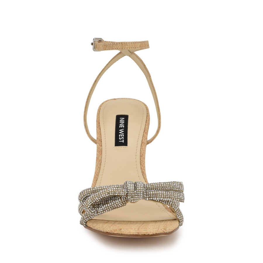 ivid sandalen mit strass-schleife