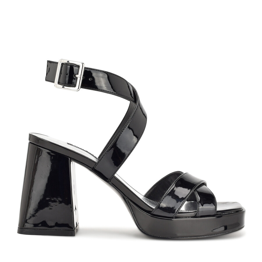 tackle – plateausandalen mit knöchelriemen