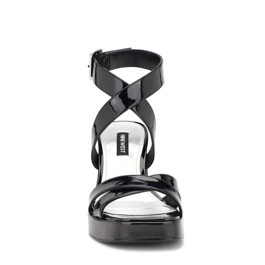 tackle – plateausandalen mit knöchelriemen