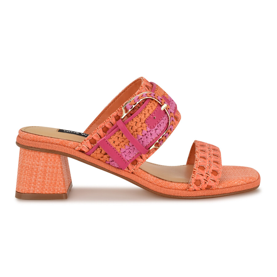 ebels – slide-sandalen mit blockabsatz
