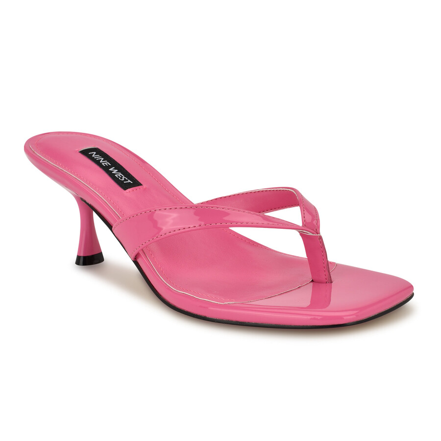 andela zehentrenner-sandalen mit absatz