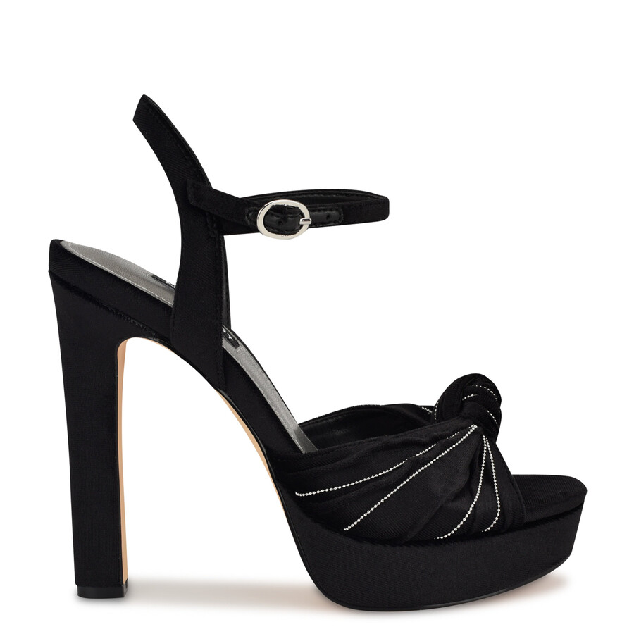 winne plateausandalen mit knoten