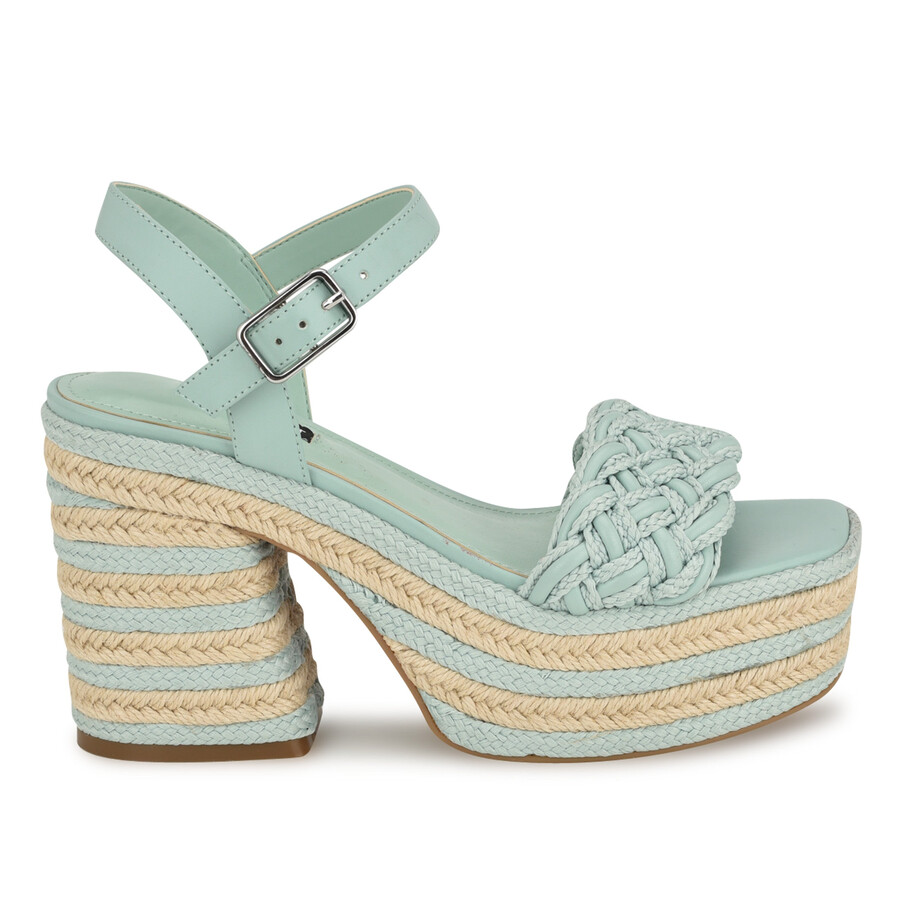 cinka gewebte plateausandalen