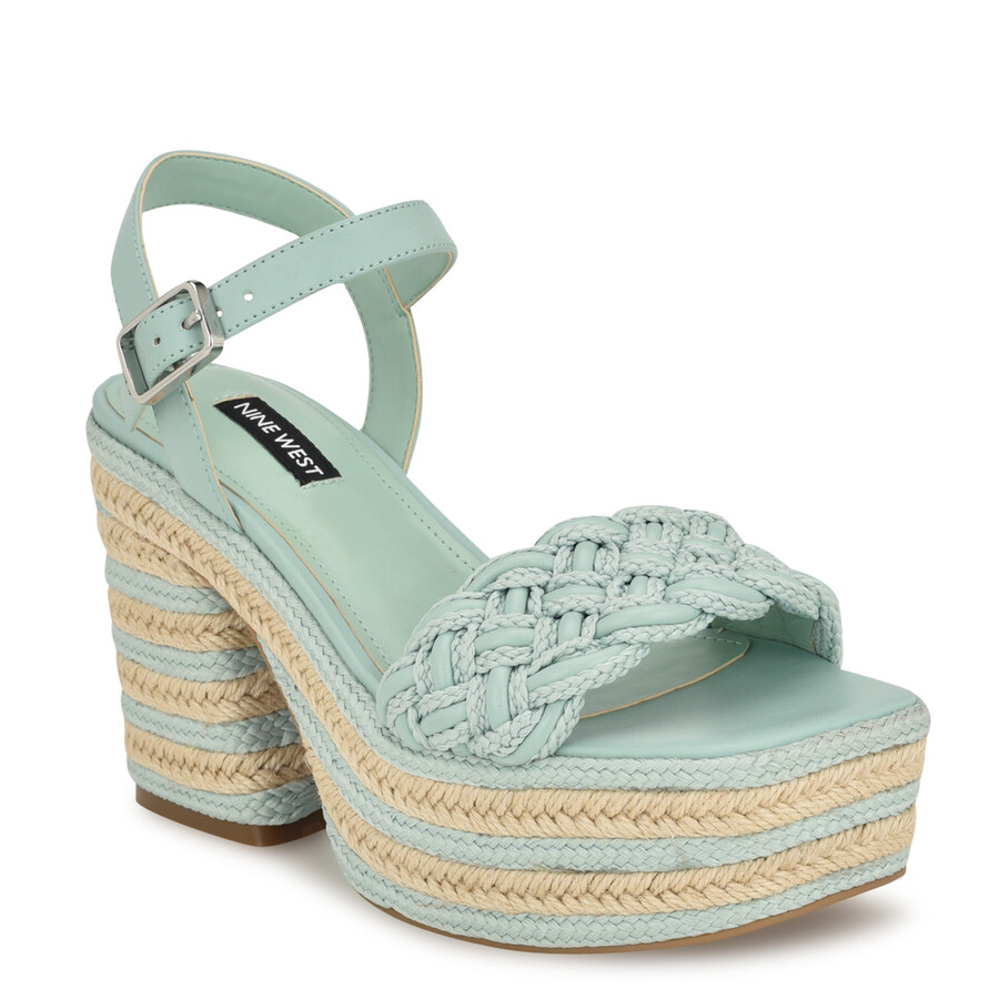 cinka gewebte plateausandalen