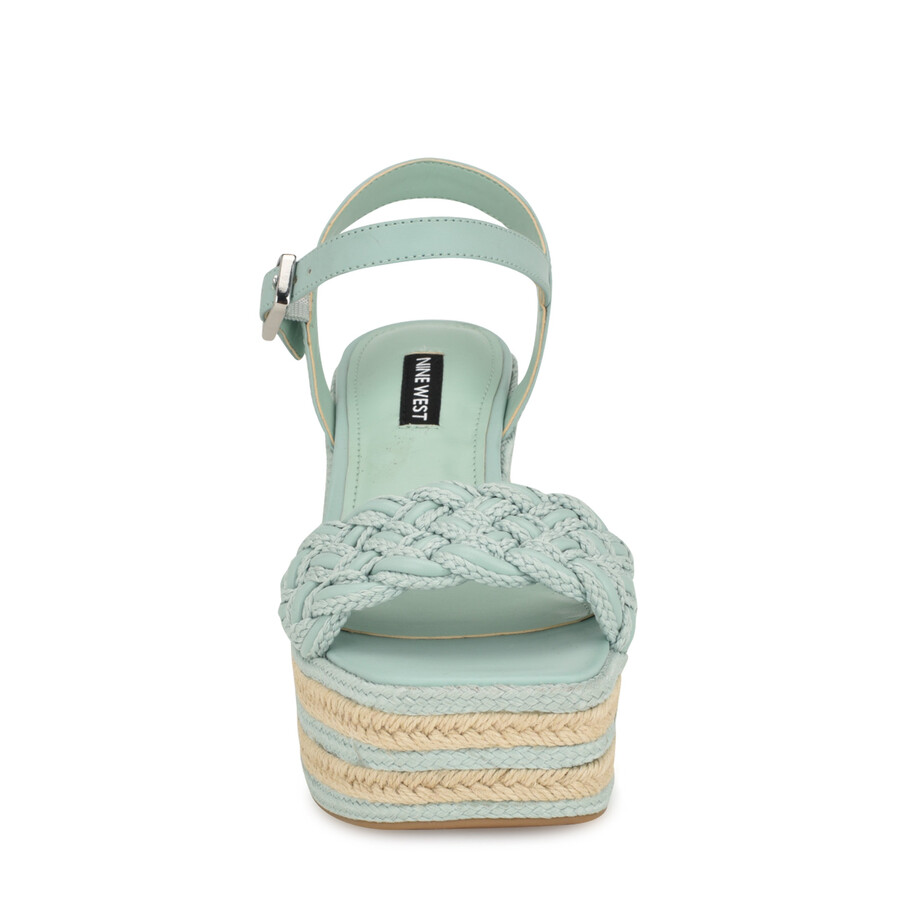cinka gewebte plateausandalen