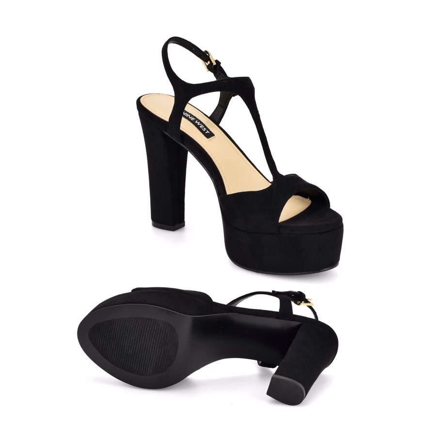 Naini Plateau-Sandalen – Schwarz