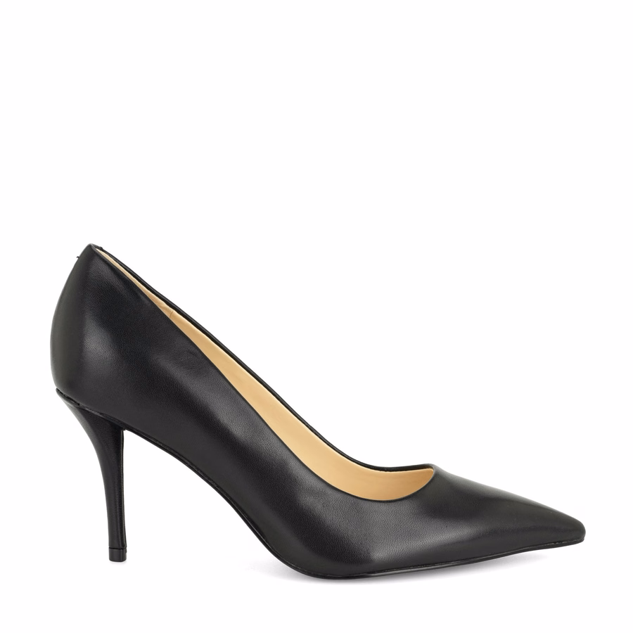 Merran Lederpumps – Schwarzes Leder