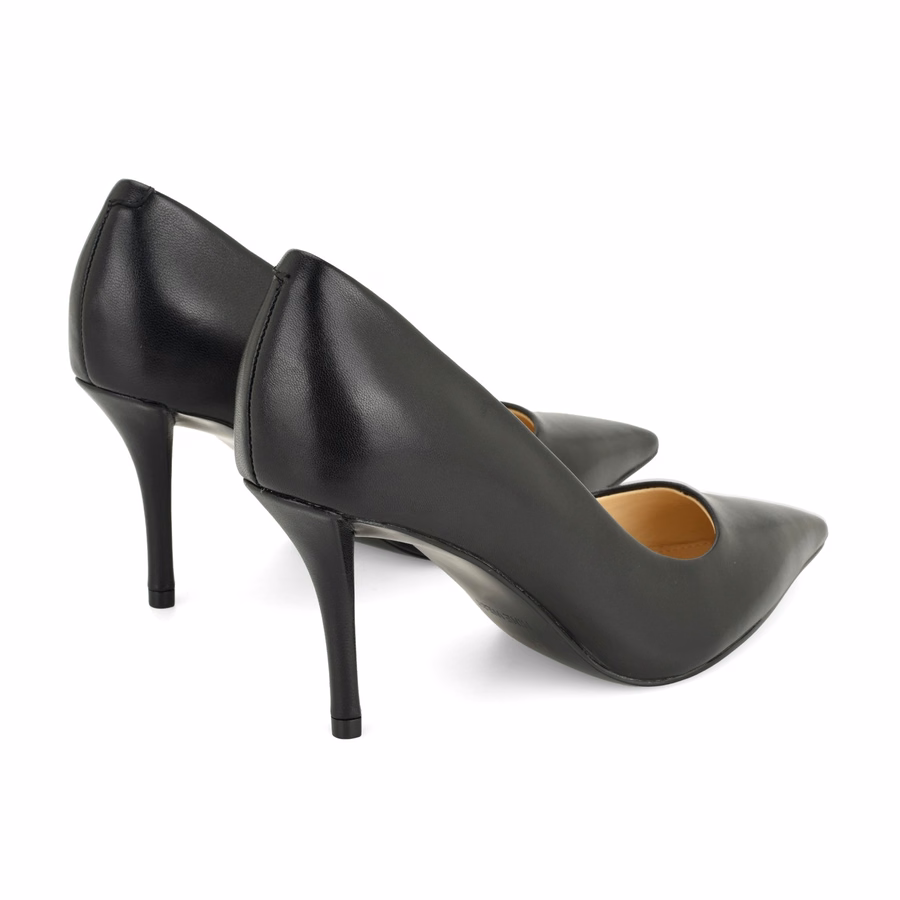 Merran Lederpumps – Schwarzes Leder